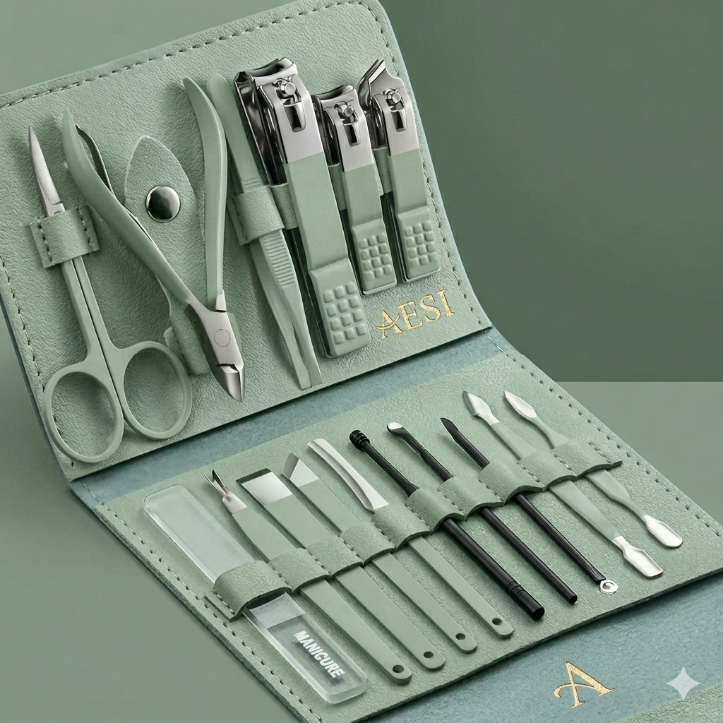 16pcs Professional Manicure & Pedicure Set